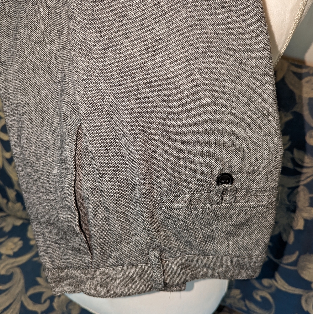 Cote Femme vintage tweed partially lined pants with pockets